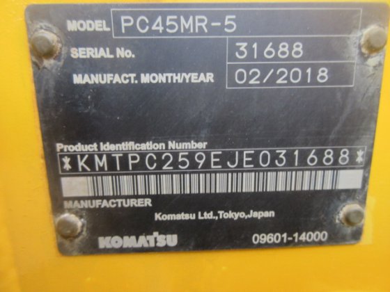 2018 小松 PC45MR 5