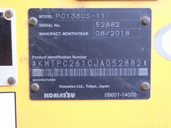 2018 小松 PC138US 11