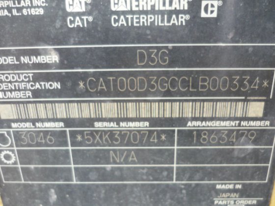 2003 CAT D3G