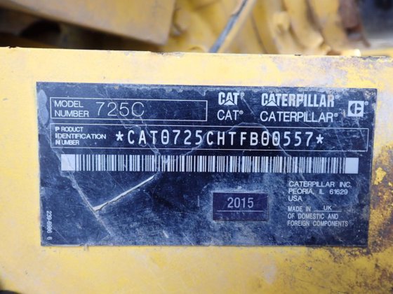 2015 CAT 725C