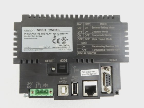 Omron NB3Q-TW01B Interactive Display Panel