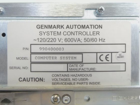 Genmark Automation 990400003 Computer System