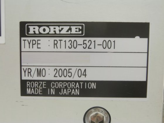 Rorze Automation RT130-521-001 X-Axis Robot