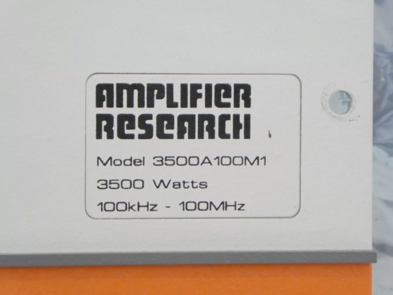 Amplifier Research Operator Interface Control