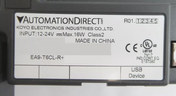 Automation Direct EA9-T6CL-R+ HMI Touchscreen