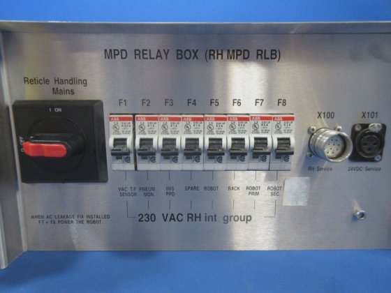 ASML 4022.636.27442 MPD Relay Box