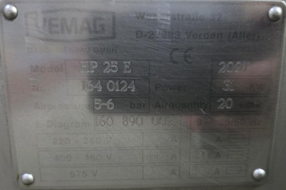 VEMAG ロボット HP 25 E