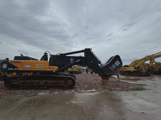 高质量工程机械 现代 520vs 履带式二手矿用挖掘机用于履带式液压挖掘机