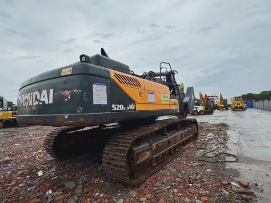 高质量工程机械 现代 520vs 履带式二手矿用挖掘机用于履带式液压挖掘机