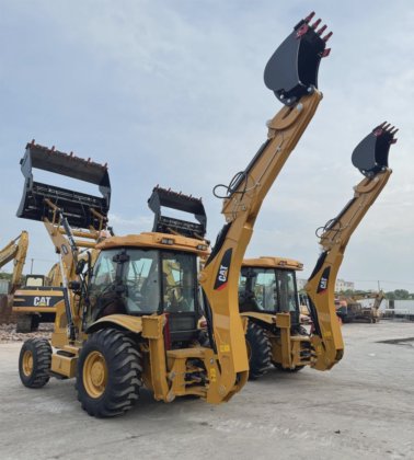 便宜的 420 挖掘机挖掘装载机 上海二手 Cat