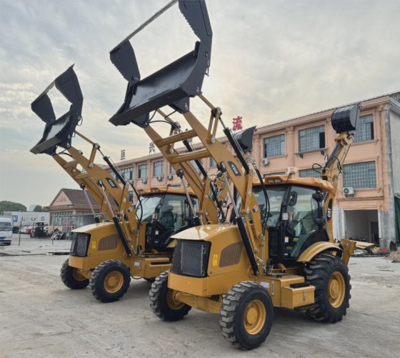 便宜的 420 挖掘机挖掘装载机 上海二手 Cat