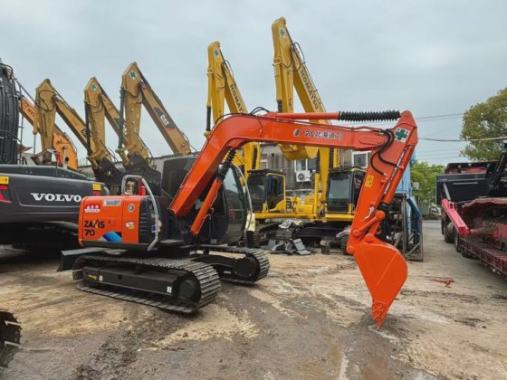高品质小型挖掘机日立 Zx70 工程机械