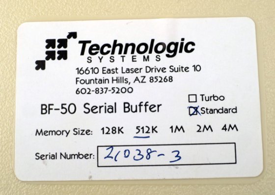 Technologic Systems BF-50 Printer Buffer