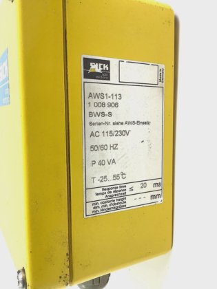 CONDICIÓN IMPOLUTA Módulo AWS1-113 Sick