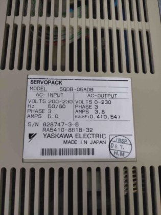 YASKAWA Servopack SGDB-05ADB EXPRESS SHIP