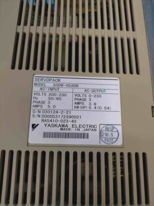 YASKAWA Servopack SGDB-05ADB EXPRESS SHIP