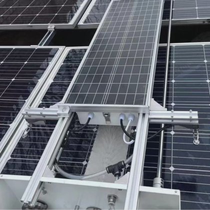 太陽電池パネル洗浄機の製造、高度なロボットソリューション