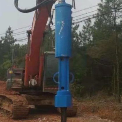 热销大型液压岩石劈裂机采矿机械