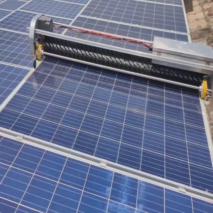 太陽光発電清掃会社推奨 固定式太陽光発電ソーラーパネル清掃システム