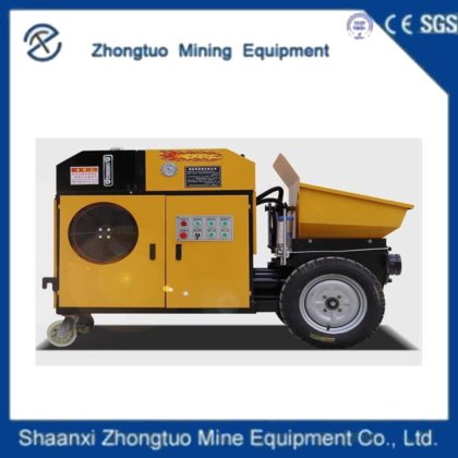 用于建筑工程的水泥/沙子/混凝土灌浆泵带混凝土搅拌机的混凝土泵