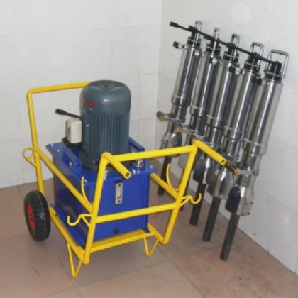 液压岩石劈裂机 花岗岩劈石机