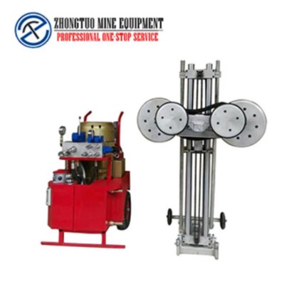 高出力油圧ダイヤモンドワイヤソーによる鉄筋コンクリート切断