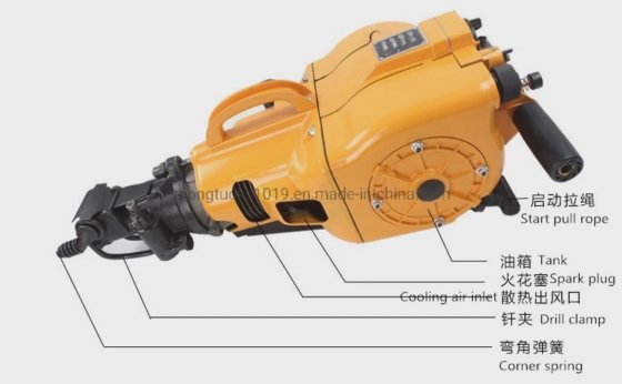 最佳质量，价格合理的汽油岩钻机