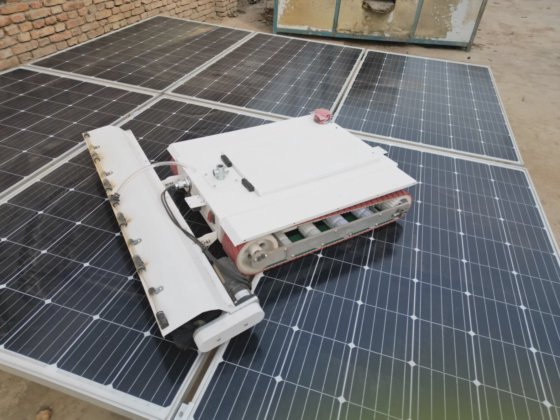 Remote Control Solar Panel Cleaning