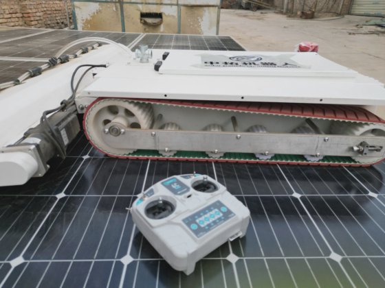 Remote Control Solar Panel Cleaning