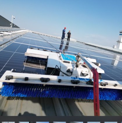 全自動太陽電池洗浄ロボット洗浄機