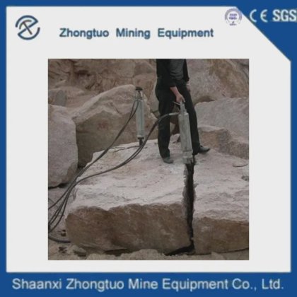 石头分割楔子 手动岩石分割器 压力岩石分割器