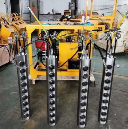 石材开采用大孔劈裂活塞杆液压劈裂机