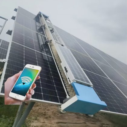 APP 太陽電池パネルの発電所のための制御自動太陽電池パネルの洗剤