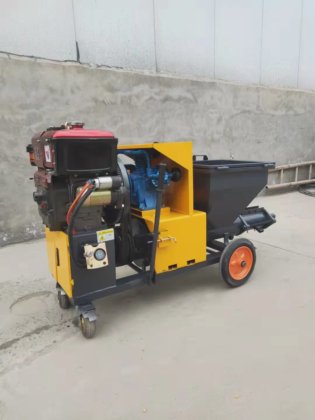 高品质柴油节能水泥砂浆喷涂机
