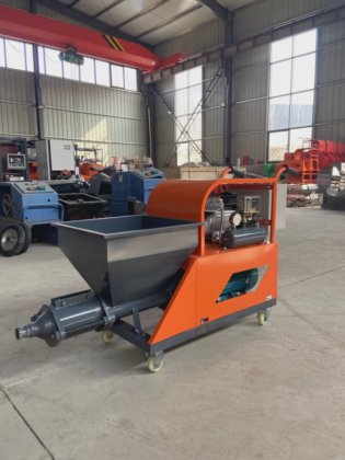 电动水泥喷涂墙抹灰砂浆喷涂机