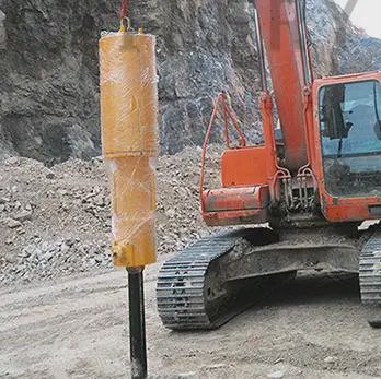 工厂供应用于矿山的挖掘机安装式超大型岩石分裂机