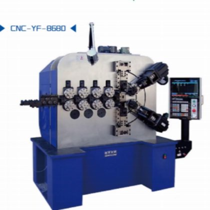 新型 12 轴数控弹簧机螺旋线成型机