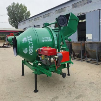 自动柴油混凝土泵砂浆混合鼓混凝土搅拌机