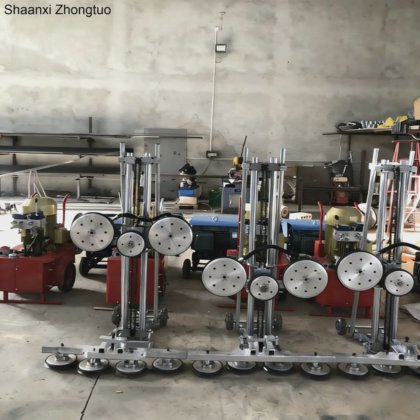 水下混凝土道路切割电动液压钢丝锯
