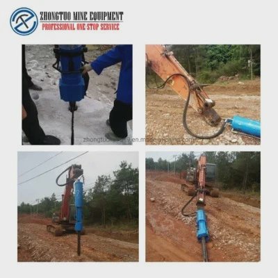 用于大型岩石拆除挖掘机的超级楔形液压裂石机