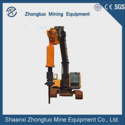 安装在专用支架上的岩石劈裂机：用于水平掘进 液压岩石劈裂机