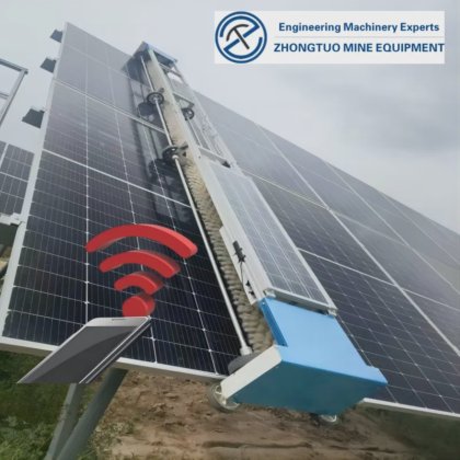 ソーラーパネルロボット太陽光発電所清掃システム機器