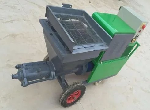 7.5kwモーターが付いているモルタルの混合噴霧機械