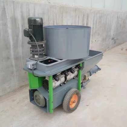 8 M³ の熱い販売のセメントのモルタル噴霧機械 7.5kw モーター