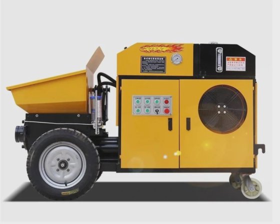 微石砂浆喷射机 混凝土泵