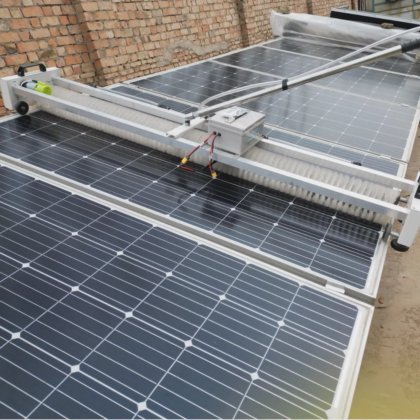 ハンドヘルド3Mロングロッド効率的なソーラーパネル清掃ロボット