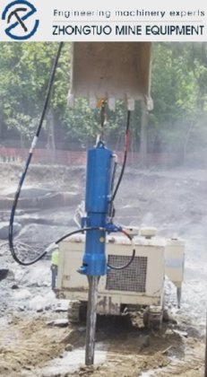 大型矿山必备设备 超大型岩石劈裂机