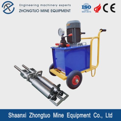 採鉱の構造のための携帯用手持ち型の採鉱装置のディーゼル油圧石のディバイダー