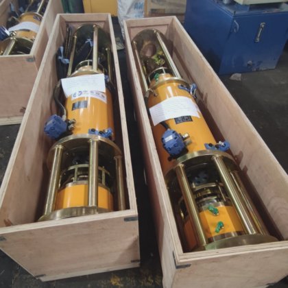 50-500t 多 PC 控制式支柱张力千斤顶 重型提升绞线千斤顶