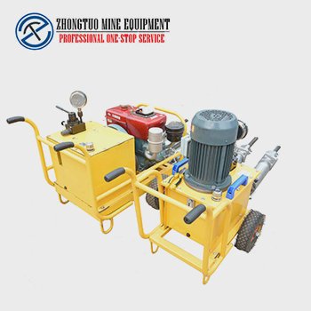 岩石拆除的液压岩石劈裂机